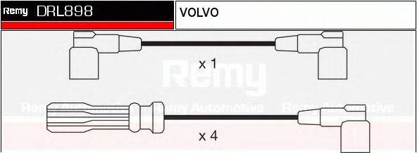 DELCO REMY DRL898 Комплект дротів запалювання