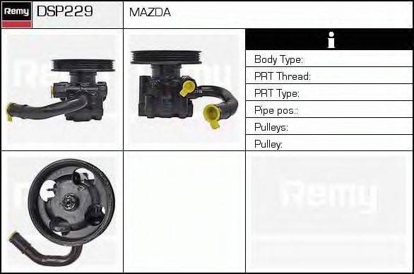 DELCO REMY DSP229 Гідравлічний насос, кермо