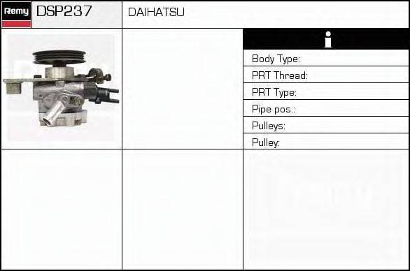 DELCO REMY DSP237 Гідравлічний насос, кермо