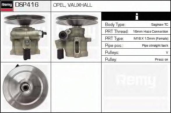 OPEL 948037 Гідравлічний насос, кермо