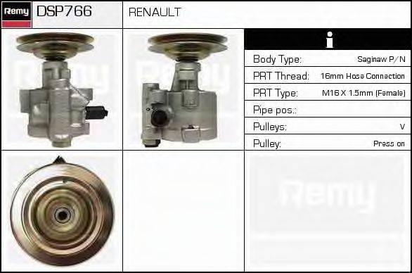 DELCO REMY DSP766 Гідравлічний насос, кермо