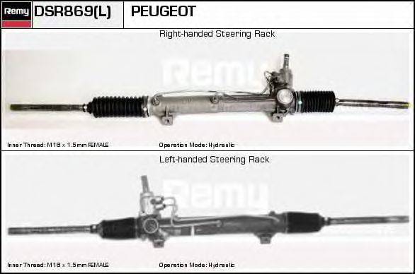 DELCO REMY DSR869L Рульовий механізм