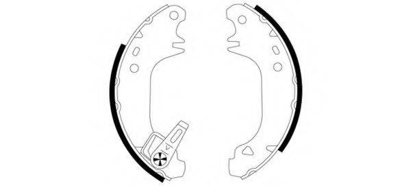 PAGID H8595 Комплект гальмівних колодок