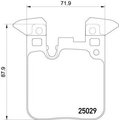 BMW 34212284989 Комплект гальмівних колодок, дискове гальмо