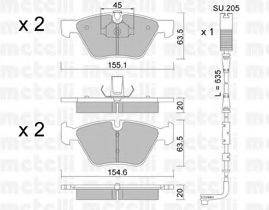 METELLI 22-0557-3K