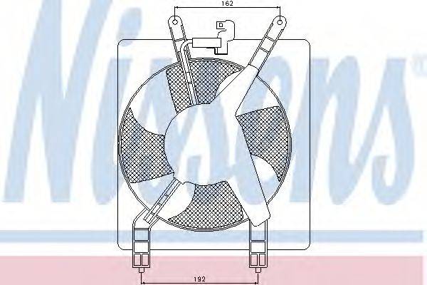 NISSENS 85503 Вентилятор, конденсатор кондиціонера