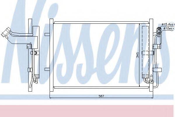 MAZDA BBR461480A Конденсатор, кондиціонер