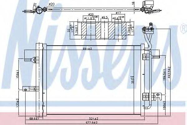 NISSENS 940511 Конденсатор, кондиціонер