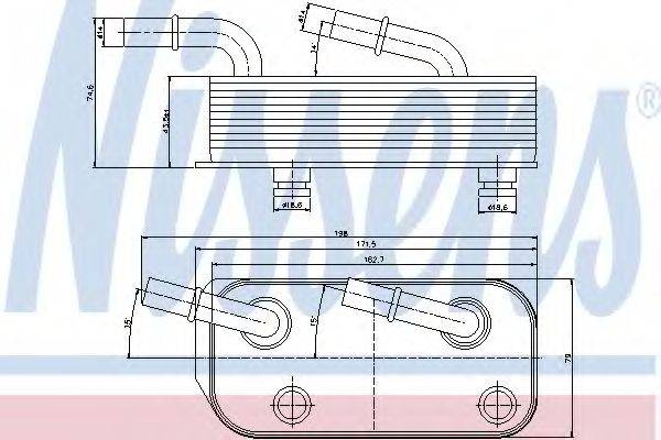 BEHR HELLA SERVICE 8MO376701424 масляний радіатор, моторне масло