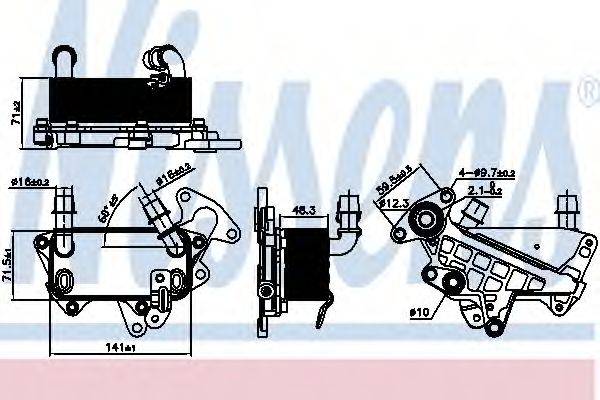 BEHR HELLA SERVICE 8MO376797191 Олійний радіатор, автоматична коробка передач