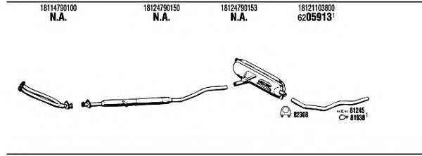 WALKER BW30401B Система випуску ОГ