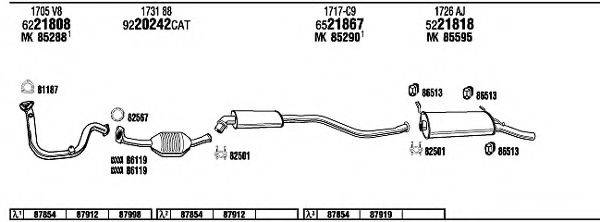 WALKER CI16000 Система випуску ОГ