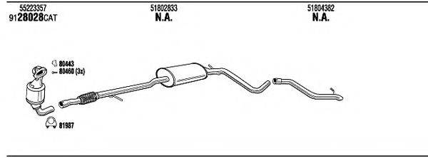 WALKER FIH26660A Система випуску ОГ