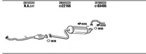 WALKER HYH16169AA Система випуску ОГ