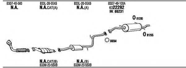 WALKER MA80314B Система випуску ОГ