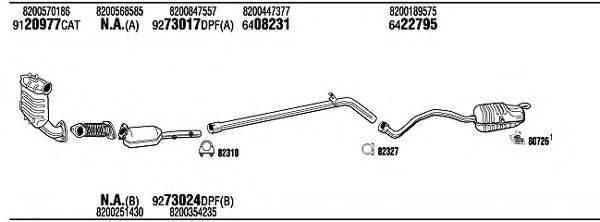 WALKER REH18781AB Система випуску ОГ