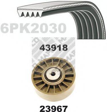 MAPCO 23918 Полікліновий ремінний комплект