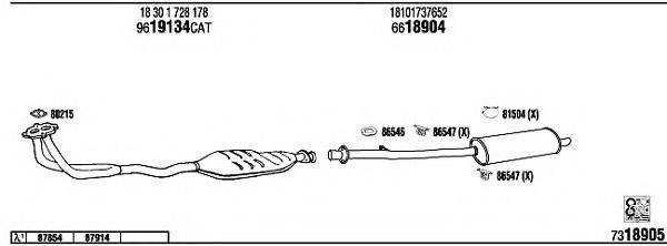 FONOS BW31634 Система випуску ОГ