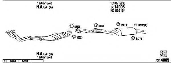 FONOS BW32540 Система випуску ОГ