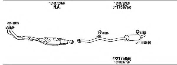 FONOS BW51803A Система випуску ОГ