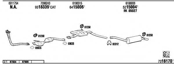 FONOS FO60360B Система випуску ОГ