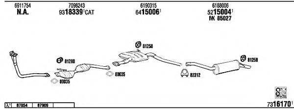 FONOS FO60402A Система випуску ОГ