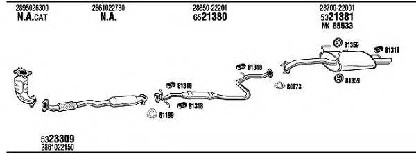 FONOS HYH05365BB Система випуску ОГ