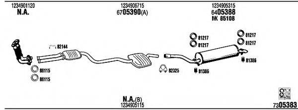 FONOS MB33704B Система випуску ОГ