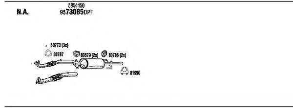 FONOS OPH22691B Система випуску ОГ