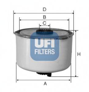 UFI 2445400 Паливний фільтр