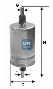 UFI 3156600 Паливний фільтр
