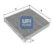 UFI 5415500 Фільтр, повітря у внутрішньому просторі