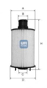 UFI 2507302 Масляний фільтр