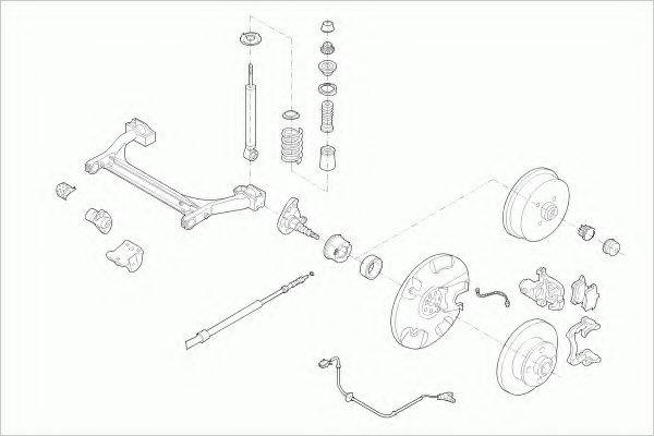 BOGE VWGOLFRB002 Рульове управління; Підвіска колеса