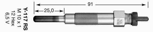 INFINITI 11065-16A15 Свічка розжарювання