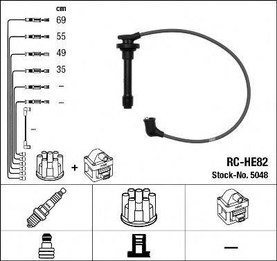 HONDA 32700P5L003 Комплект дротів запалювання