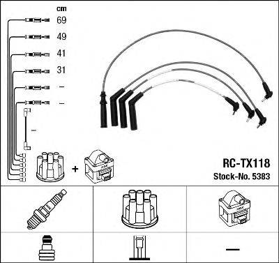 LEXUS 90919-22329 Комплект дротів запалювання