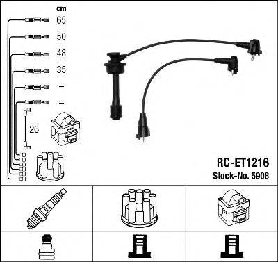 LEXUS 90919-21494 Комплект дротів запалювання