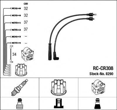 FAE 83983 Комплект дротів запалювання