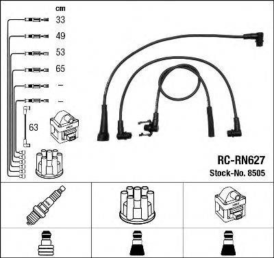 NGK 8505 Комплект дротів запалювання