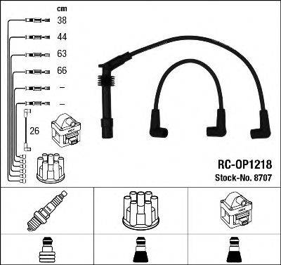 OPEL 90 510 853 Провід запалювання