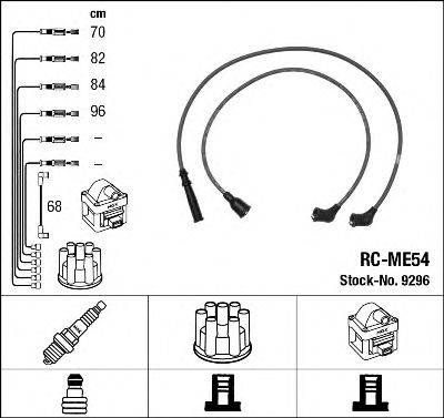 MITSUBISHI MD 030 938 Комплект дротів запалювання