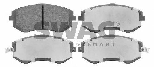 SWAG 23865 Комплект гальмівних колодок, дискове гальмо
