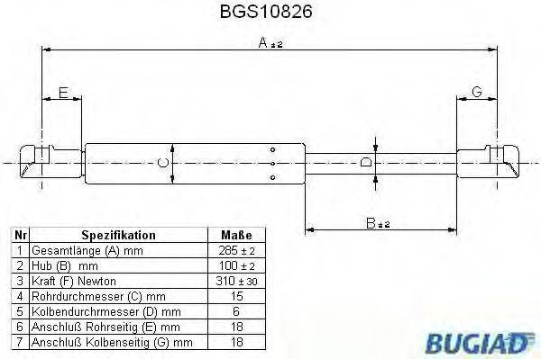 BUGIAD BGS10826