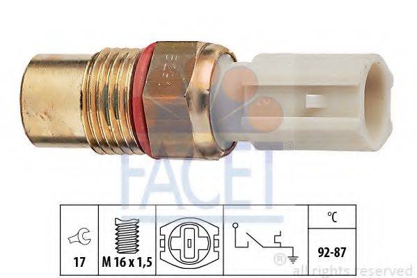 FACET 75291 Термивимикач, вентилятор радіатора