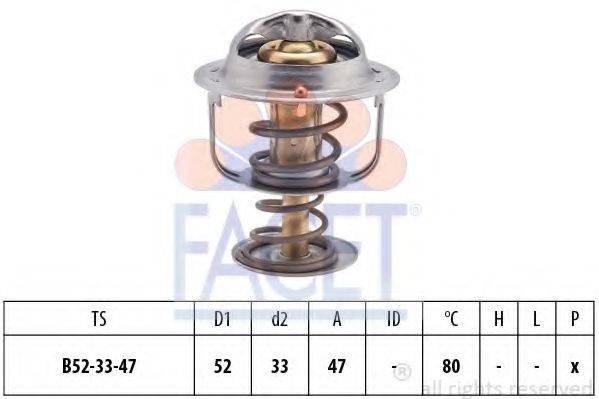 FACET 78205S Термостат, охолоджуюча рідина