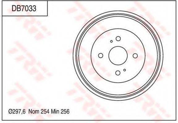 TOYOTA 4243128020 Гальмівний барабан