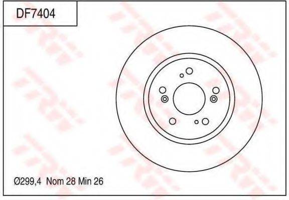 HONDA 45251-SJK-003 гальмівний диск