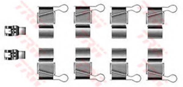 TRW PFK363 Комплектуючі, колодки дискового гальма