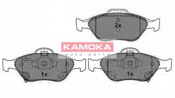 KAMOKA 23202 Комплект гальмівних колодок, дискове гальмо